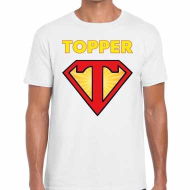 Toppers - super topper logo t- shirt wit heren